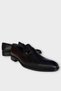 Men's Thermo Sole Genuine Leather Shoes Black - 3