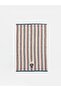 Bear Embroidered Cotton Striped Face Towel 50X80 cm (W6) - 4