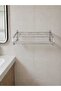 Hotel Type Towel Holder Bathroom Towel Rack Shelf - 4