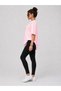 100% Cotton Oversize Fit Crew Neck T-Shirt / T-Shirt and Microfiber Lycra Tight-Fitting Leggings in One - 2