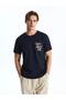 Crew Neck Short Sleeve Printed Combed Cotton Men's T-Shirt (S4) - 2