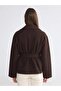 Double-Breasted Collar Women's Cashmere Coat (W6) - 4