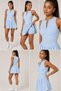 The Court Muse Dress – Baby Blue - 3