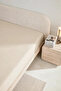 Cotton Double Bed |   Single Elastic Sheet Beige - 3
