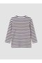 Vizyon New Season Navy Blue Crew Neck Baby Boy T-Shirt - 3