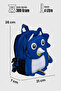 Vb Owl Figured Children's Kindergarten Bag Nursery Bag Dark Blue - 7