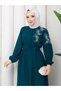 Çi̇ğdem Dress Petrol - 5