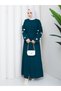 Suna Dress Petrol - 3