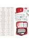 First Aid Kit, 184 Pcs Travel Emergency Survival Kits Portable Outdoor Survival Disaster Ea - 3