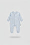 Unisex Baby Printed 100% Cotton Interlock Jumpsuit with Snap Fasteners, Without Booties