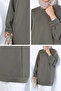 Ornamentally Stitched Crew Neck Hijab Tunic - 5