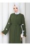 Suna Dress Dark Khaki - 4