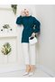 Seda Kolu Ruffled Tunic Petrol - 3