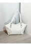 Soft Leather Women's Shoulder Bag with Belt Detail