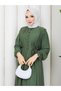 Cansel Dress Khaki Green - 4