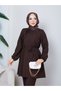 طقم نيلدا المزدوج باللون البني - 3