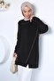 Crew Neck Hijab Tunic with Stitching Detail - 3