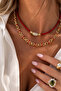 Red Rosso Almond Necklace - 2