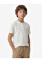 Cotton Short Sleeve Crew Neck Button Basic School T-Shirt - 2