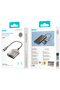USB-C Card Reader BZ64, SD - microSD, Gray - 2