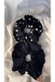 Elastic Hair Clips 2-Pack Women's Hair Clips Polka Dot, Plain Pinterest Model