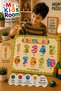 6-Piece Wooden Puzzle Set Educational Learning Find & Match Puzzle Sea & Air Vehicles School Items Land Vehicles Numbers Vegetables - 6