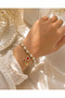 Glided Flora Pearl Bracelet - 2