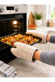 Heat Resistant Oven Mitt Thick Kitchen Glove Hot Pot Tray Holder - 5