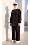 Women's Cycling Collar Hijab Tracksuit Set with Stitching Details - 5