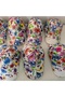 Unisex Custom Made Floral Pattern Genuine Lambskin Baseball Cap - 7
