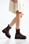 Bitter Brown Side Elastic Boots - 3