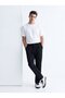 Regular Fit Black Tracksuit with Tie Detail