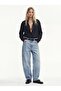 Anna Barrel Fit Mid Waist Light Indigo Jean Pants