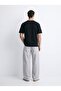 Regular Fit Sign Printed Black T-Shirt - 2