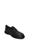 Men's Black Lace-Up Leather Casual Shoes Wm750020Df - 7