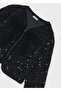 Black Girls' Sequined Velvet Jacket 7434 - 4