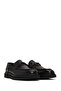 Men's Black Buckle Leather Casual Loafer Wm820009Dv - 2