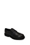 Men's Black Lace-Up Leather Casual Shoes Wm820003Dv - 7