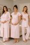 Pajamas and Nightgown Set for Pregnant Women with Dressing Gown, 4-Piece Set - 2