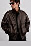 Oversize Men's Leather Jacket
