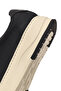 Men's Black Lace-Up Thick-Soled Leather Sneaker Wm740010Df - 8