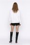 Radio Printed Oversize Sweatshirt Ecru - 5