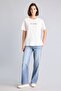 100% Cotton Oversize Crew Neck Printed Short Sleeve T-Shirt I8227Ax26Hs - 2