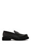 Men's Black Leather Casual Loafer Wm820010Dv