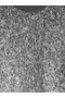 Ozmarka New Season Anthracite Crew Neck Patterned Men's Knitwear Sweater - 6