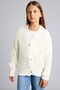 Ribbed Knitwear Basic Cardigan for Girls H8383A826Au - 3