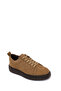 Men's Brown Lace-Up Thick Soled Suede Leather Sneaker Wm600010Ds - 7