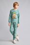 Stumble Guys Printed Crew Neck Long Sleeve Top Elastic Waist Bottom 2 Piece Pajama Set Boys H66 - 5