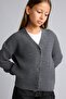 Ribbed Knitwear Basic Cardigan for Girls H8383A826Au - 3