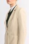 Beige Half-Lined Summer Linen Jacket - 6